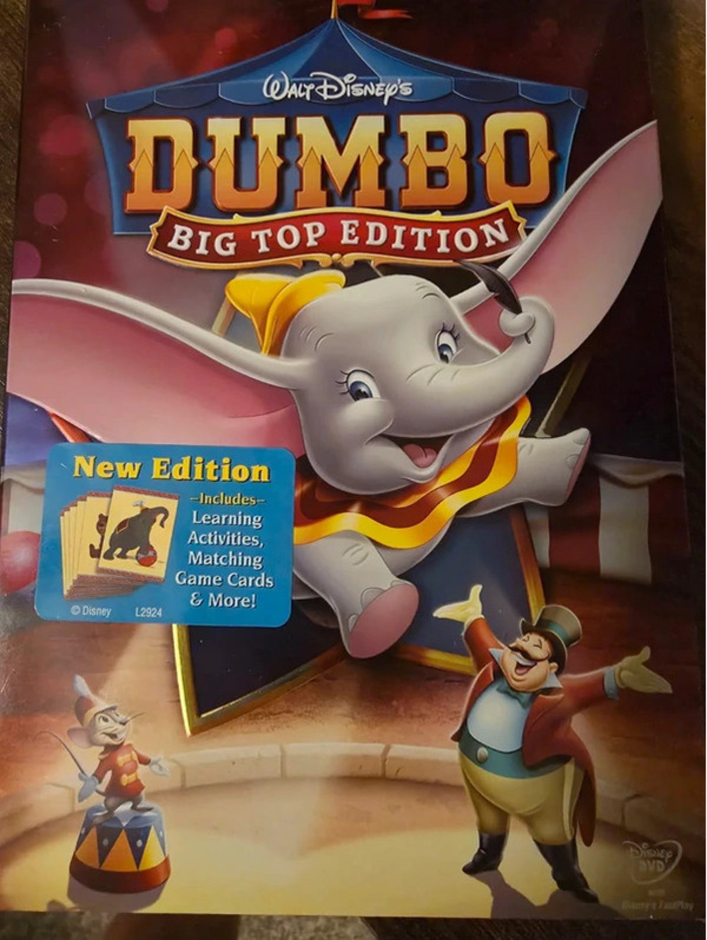 Disney Dumbo Big Top Edition DVD with original slipcover